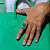Ring with paraiba tourmaline and diamonds