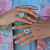  Ring with aquamarine and diamonds
