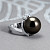 Ring with Tahitian pearl and diamonds