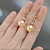 Earrings with freshwater pearls and diamonds