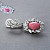 Earrings with conch pearls and diamonds