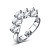 Ring with marquise diamonds