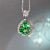 Pendant with tsavorite and diamonds