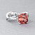 Ring with orange-pink tourmaline