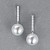 Earrings with South Sea pearls and diamonds