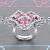 Ring with morganites and diamonds