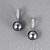 Earrings with Tahitian pearls and diamonds