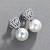 Earrings with South Sea pearls and diamonds