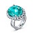 Ring with paraiba tourmaline and diamonds