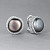 Earrings with Tahitian keshi pearls and diamonds