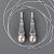 Earrings with Burmese champagne-colored pearls and diamonds