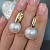 Earrings with South Sea pearls and diamonds