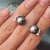 Earring with Tahitian pearl and diamonds