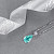 Pendant with  paraiba tourmaline and diamond