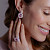 Earrings with morganites and diamonds
