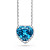 Zircon heart Pendant