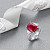 Ring with Mahenge spinel and diamonds