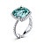 Ring with Lagoon tourmaline and diamonds