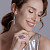 Ring with lavender-pink sapphires and diamonds