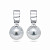 Earrings with South Sea pearls