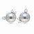 Stud earrings with South Sea pearls and diamonds