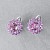 Earrings with pink spinels, sapphires and diamonds