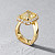 Ring with yellow sapphire and diamonds