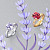 Ring with red tourmaline