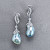 Earrings with South Sea baroque pearls and diamonds