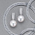 Earrings with South Sea pearls and diamonds