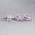 Stud earrings with sapphires and diamonds
