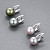 Earrings with freshwater pearls and diamonds