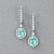 Earrings with paraiba tourmalines and diamonds