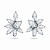 Earrings with diamonds