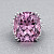 Ring with lavender beryl and diamonds