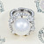 Ring with South Sea pearl and diamonds