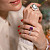 Ring with spinel and diamonds