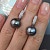 Earrings with Tahitian pearls and diamonds