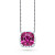 Pendant with rubellite and diamonds