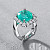 Ring with paraiba tourmaline and diamonds