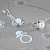 Earrings with South Sea pearls, blue sapphires, and diamonds