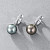 Earrings with Tahitian pearls and diamonds
