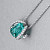 Pendant with Lagoon tourmaline and diamonds