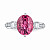Ring with Mahenge spinel and diamonds