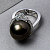 Ring with Tahitian pearl and diamonds