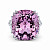 Ring with lavender beryl and diamonds