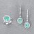 Earrings with paraiba tourmalines and diamonds