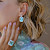 Earrings with aquamarines and diamonds