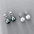 Earrings with Tahitian pearls