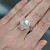 Ring with South Sea pearl and diamonds
